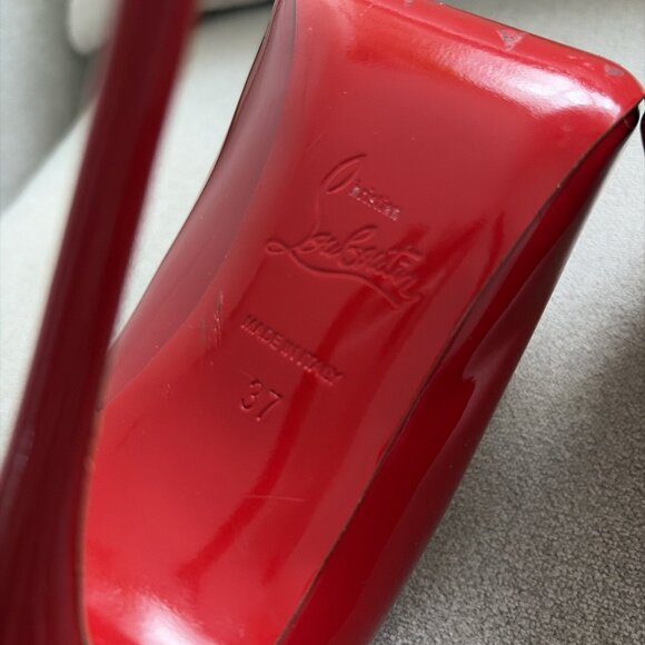 Christian Louboutin So Kate 120 Patent Red - Picture 6 of 6